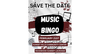 SAVE THE DATE for MUSIC BINGO!!!!